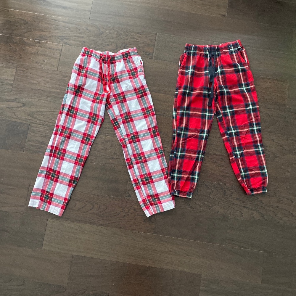Christmas pajama pants bundle (2 pair)